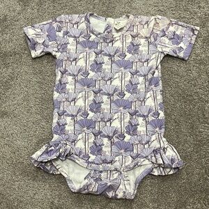 Kate Quinn Small Purple Poppy Ruffle Leg